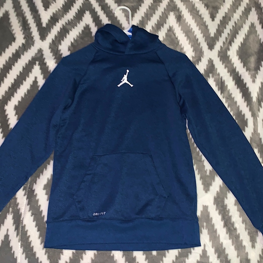 Blue Jordan Hoodie Boys XL